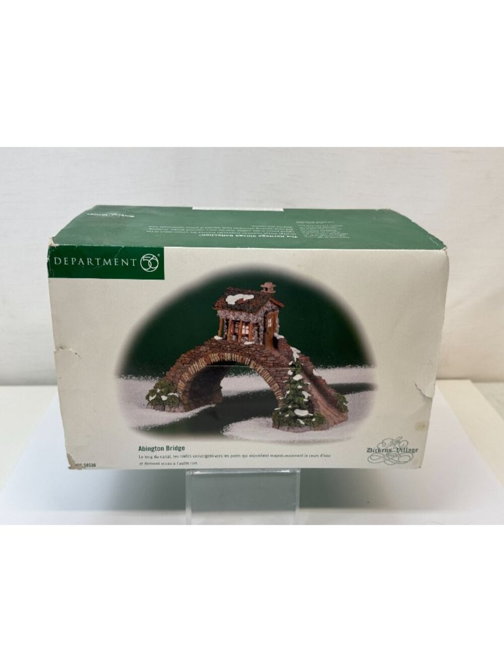 Dept 56 Abington Bridge- retired 2003 Boxed new